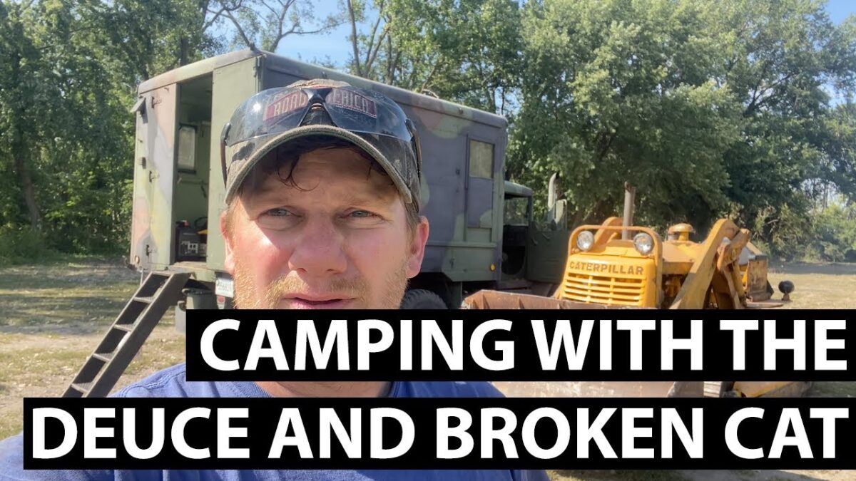 Weekend with the M35 Overland Camper and Caterpillar D4