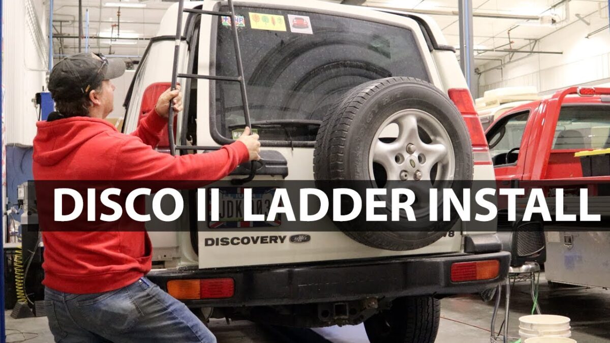 Installing Ladder on Land Rover Discovery II