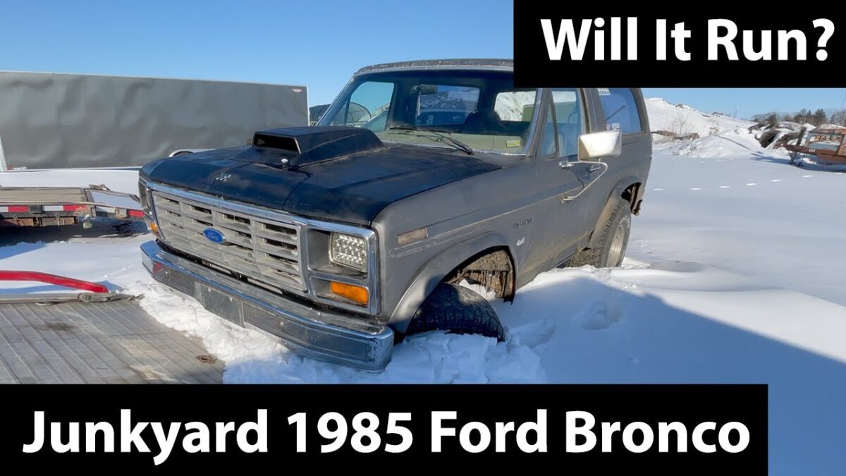 1985 Ford Bronco Would Rather Catch Fire Than Run