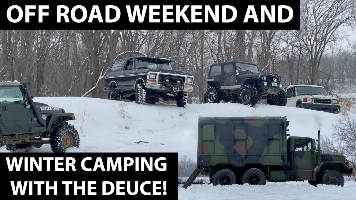 Off Roading and Winter Camping in my M109A3