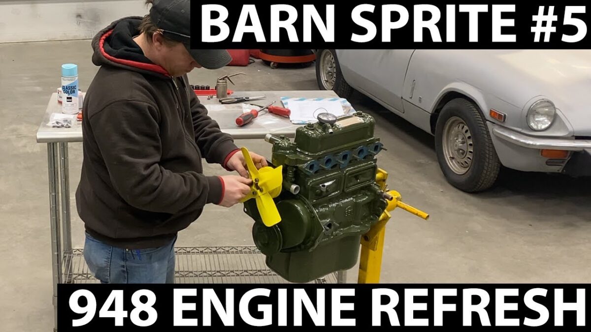 Reassembling the Barn Sprite 948cc A-Series Engine