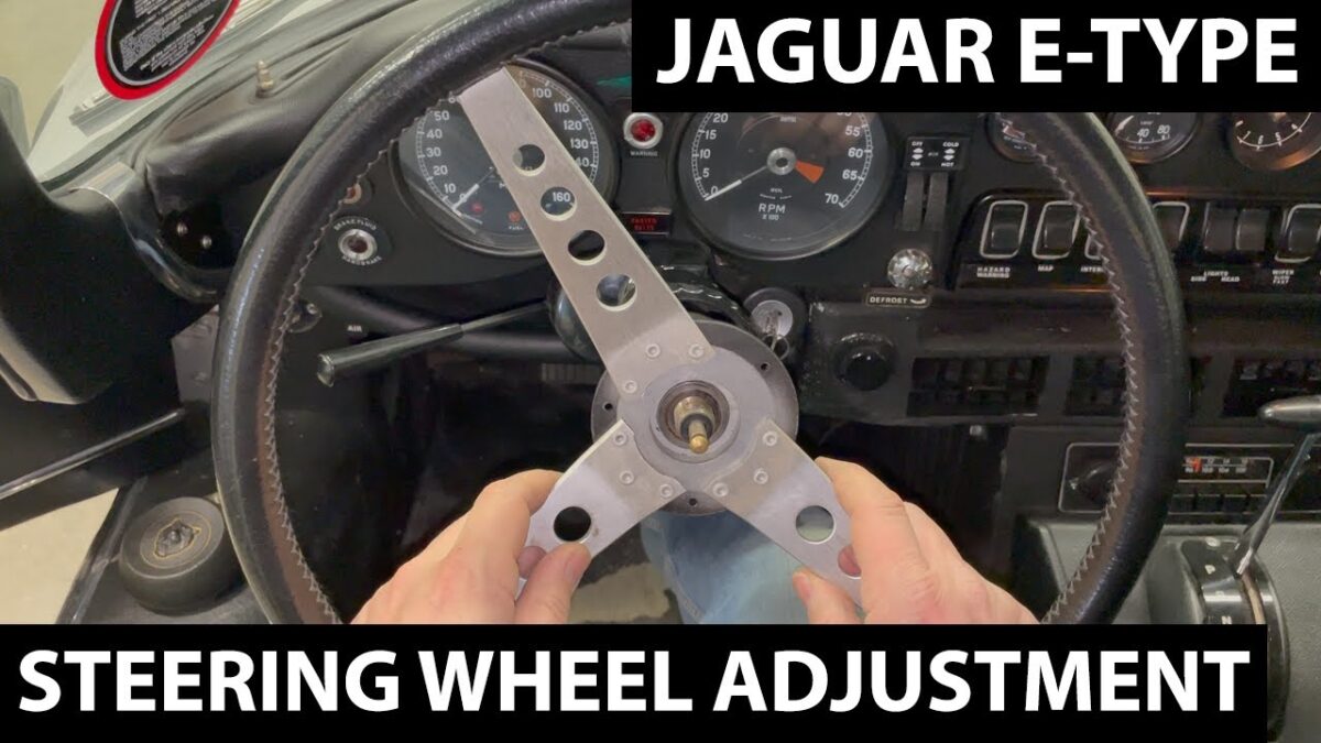 1973 Jaguar E-Type Steering Wheel Adjustment