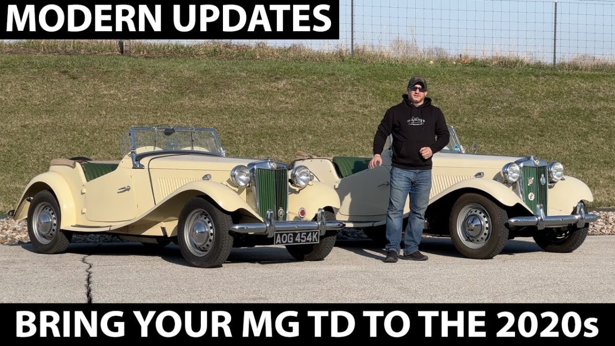 MG TD Modernizations & Breaks Down On Road