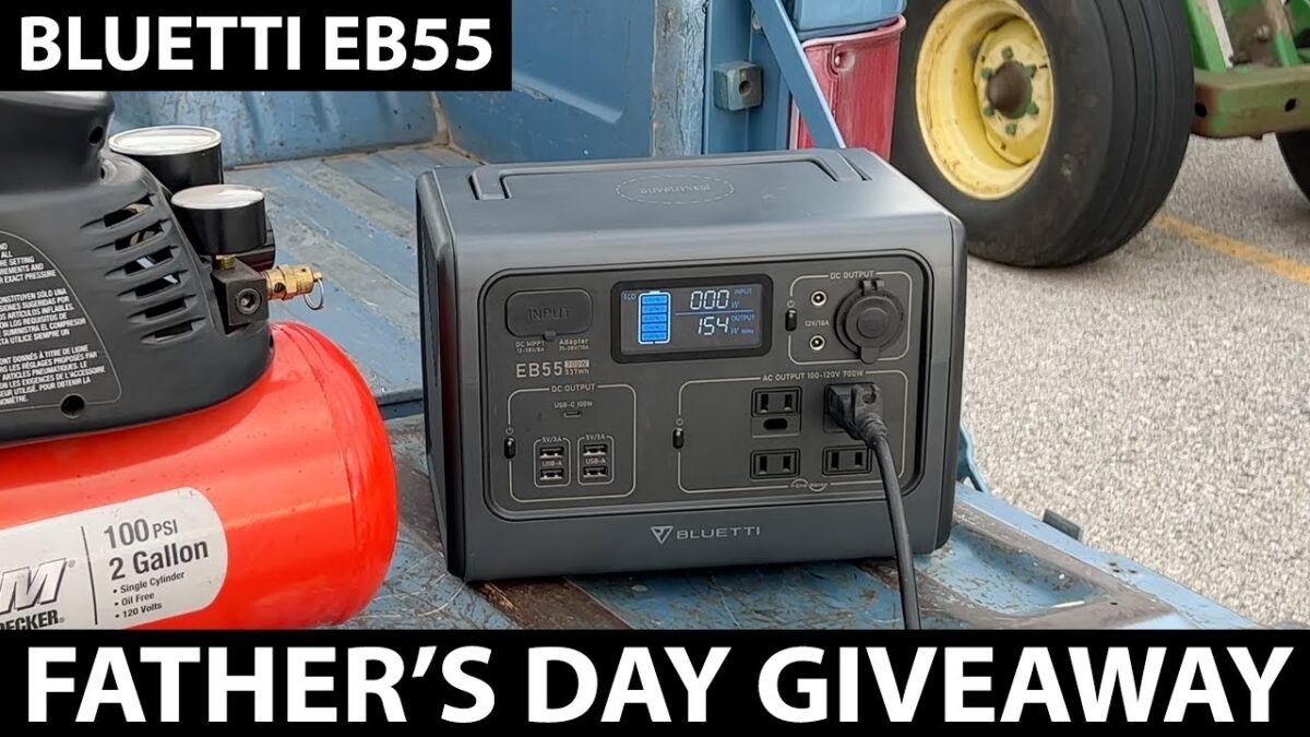 Bluetti EB55 Fathers Day Giveaway