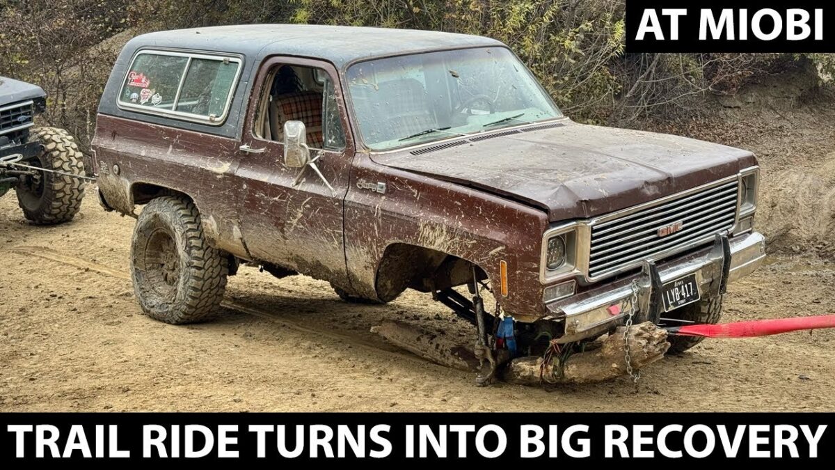 Difficult Off-Road Recovery of the GMC