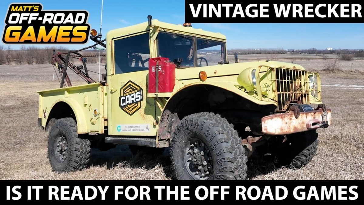 Is the Vintage Off Road Wrecker Ready For the Off Road Games?