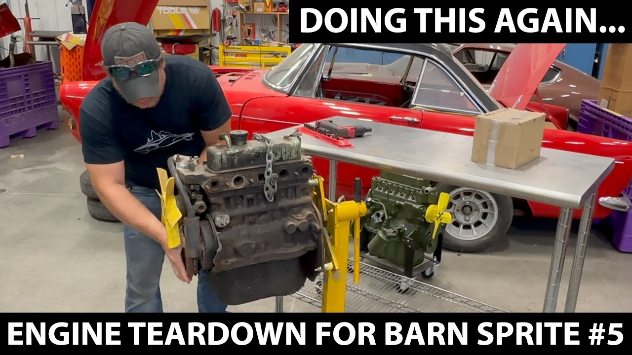 1275 Engine Tear Down for Barn Sprite Number Five - This Week With Cars