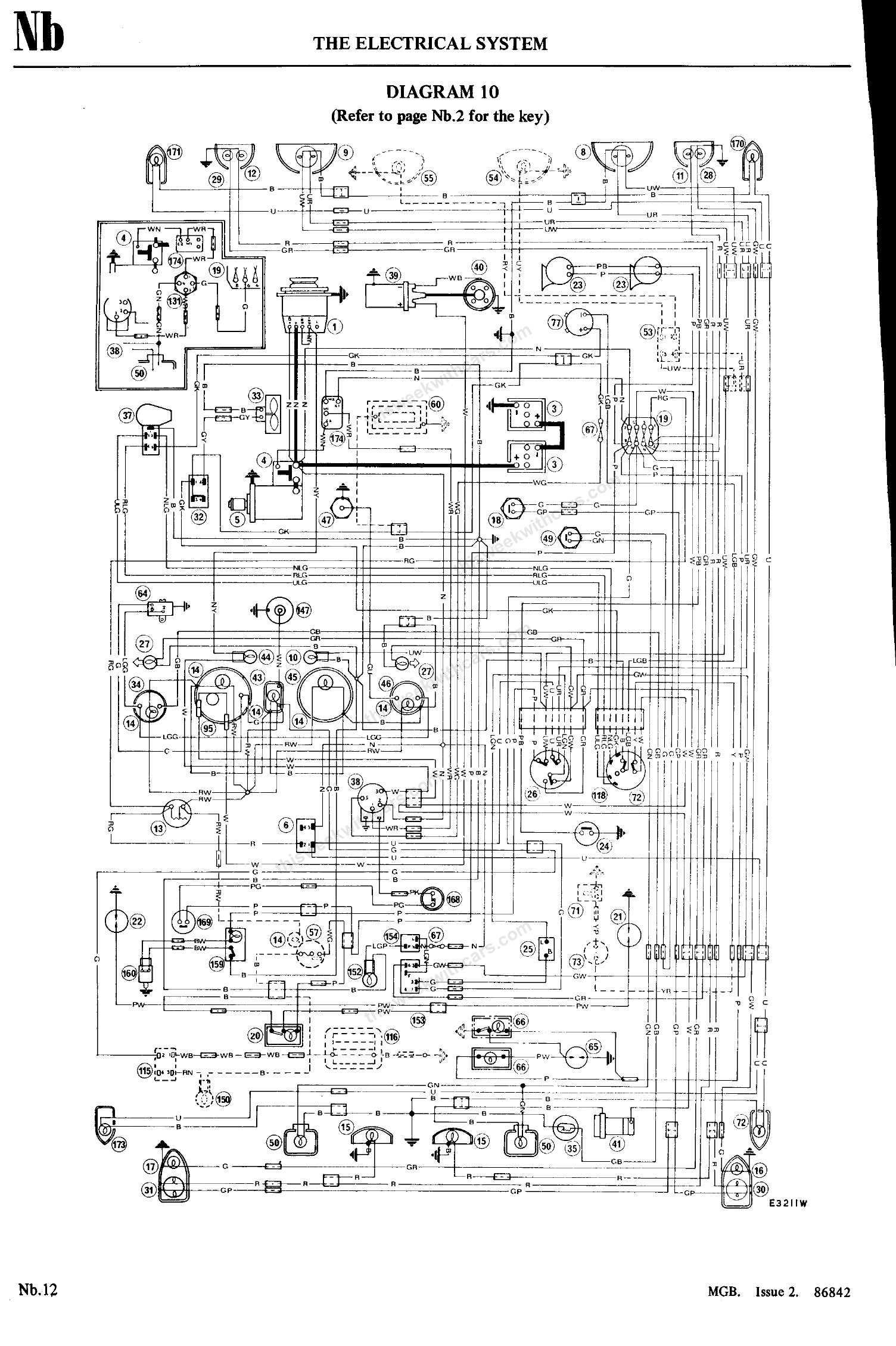 MGB Wiring Diagram 10