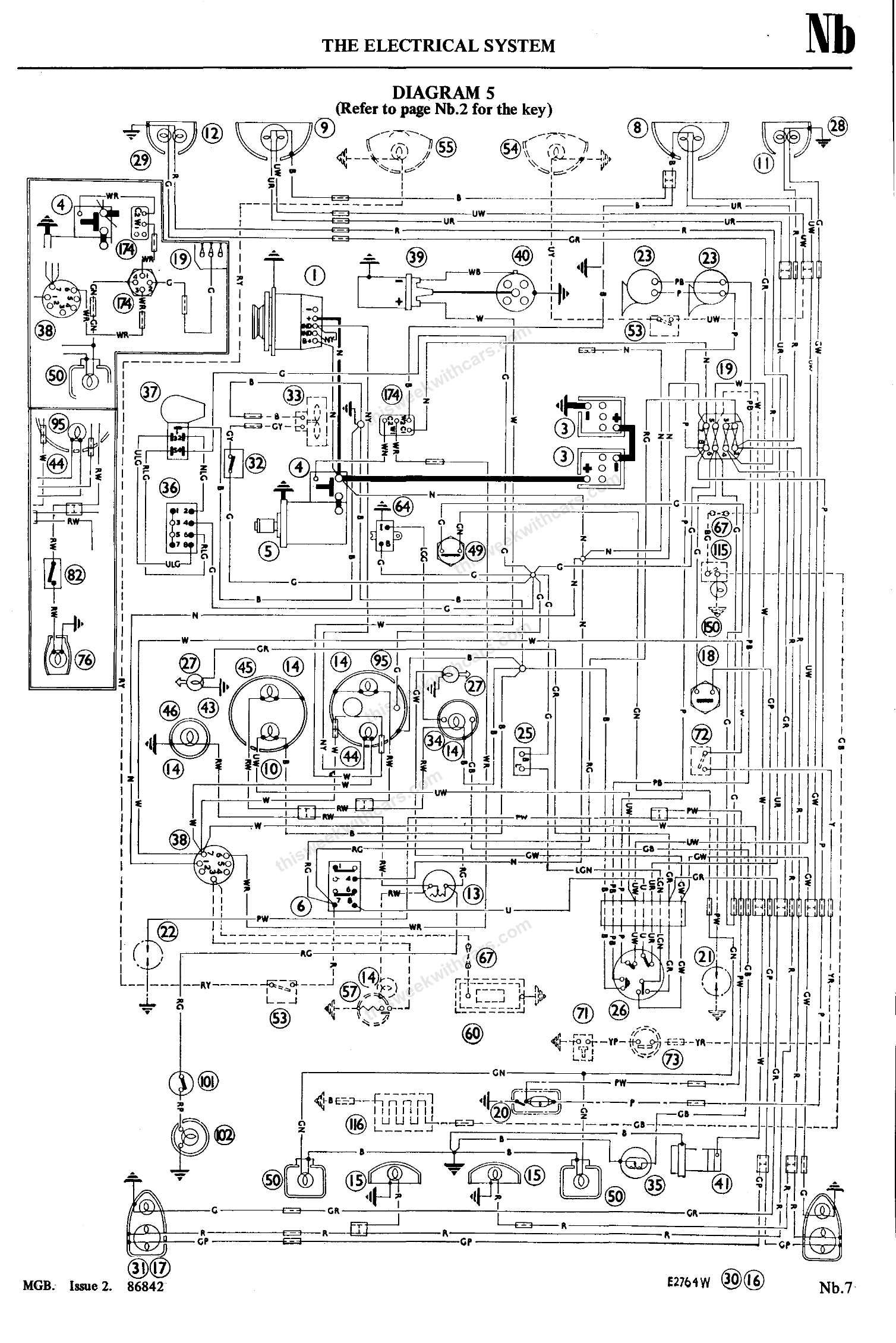 MGB Wiring Diagram 5