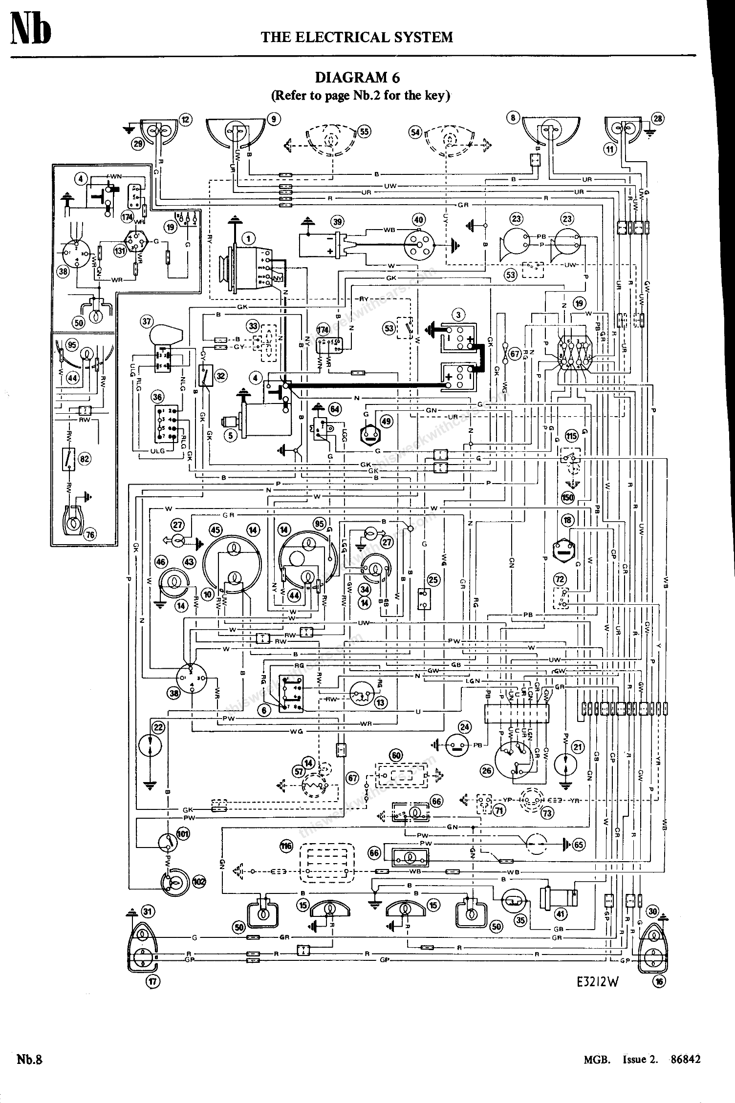 MGB Wiring Diagram 6