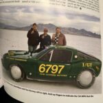 Steve Myers with the Tom Donney Motors Saab Sonett at Bonneville